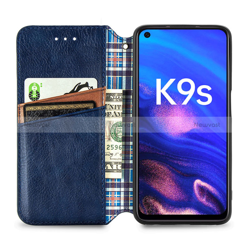 Leather Case Stands Flip Cover Holder S01D for Realme Q3s 5G