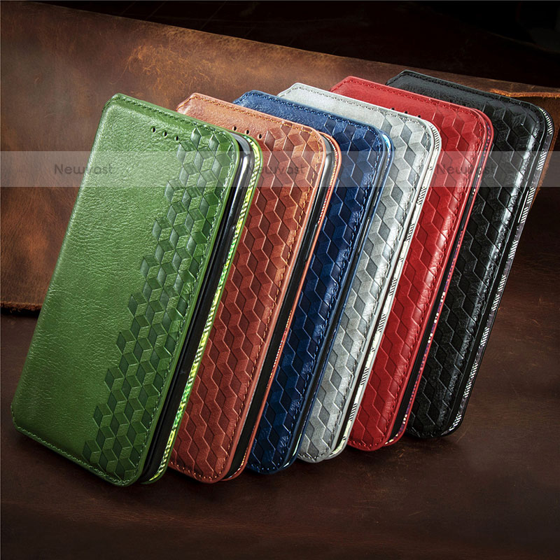 Leather Case Stands Flip Cover Holder S01D for Samsung Galaxy A20