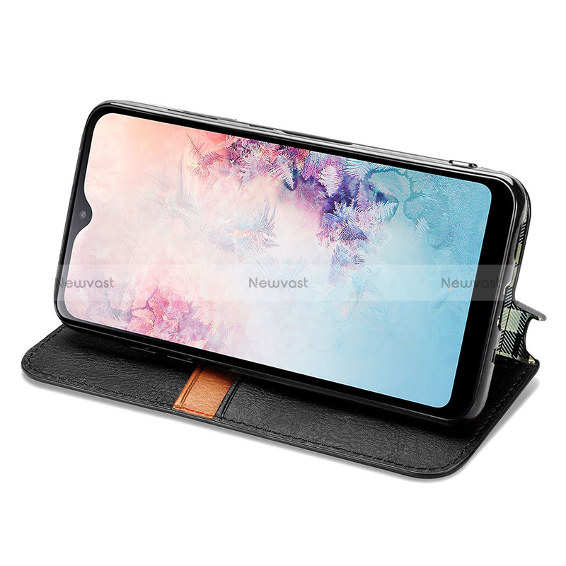 Leather Case Stands Flip Cover Holder S01D for Samsung Galaxy A20 SC-02M SCV46