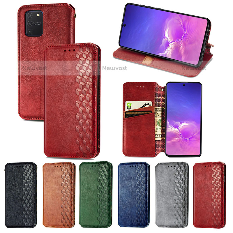 Leather Case Stands Flip Cover Holder S01D for Samsung Galaxy A91