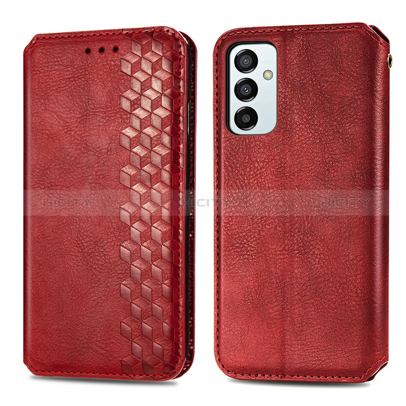 Leather Case Stands Flip Cover Holder S01D for Samsung Galaxy F23 5G