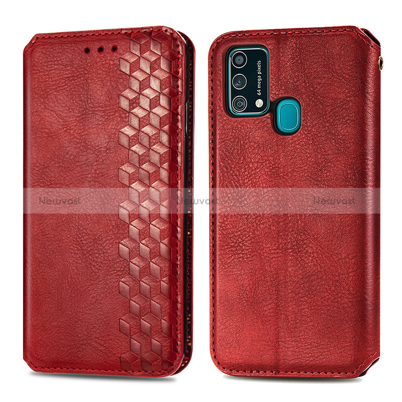 Leather Case Stands Flip Cover Holder S01D for Samsung Galaxy F41