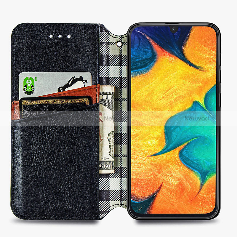 Leather Case Stands Flip Cover Holder S01D for Samsung Galaxy M10S