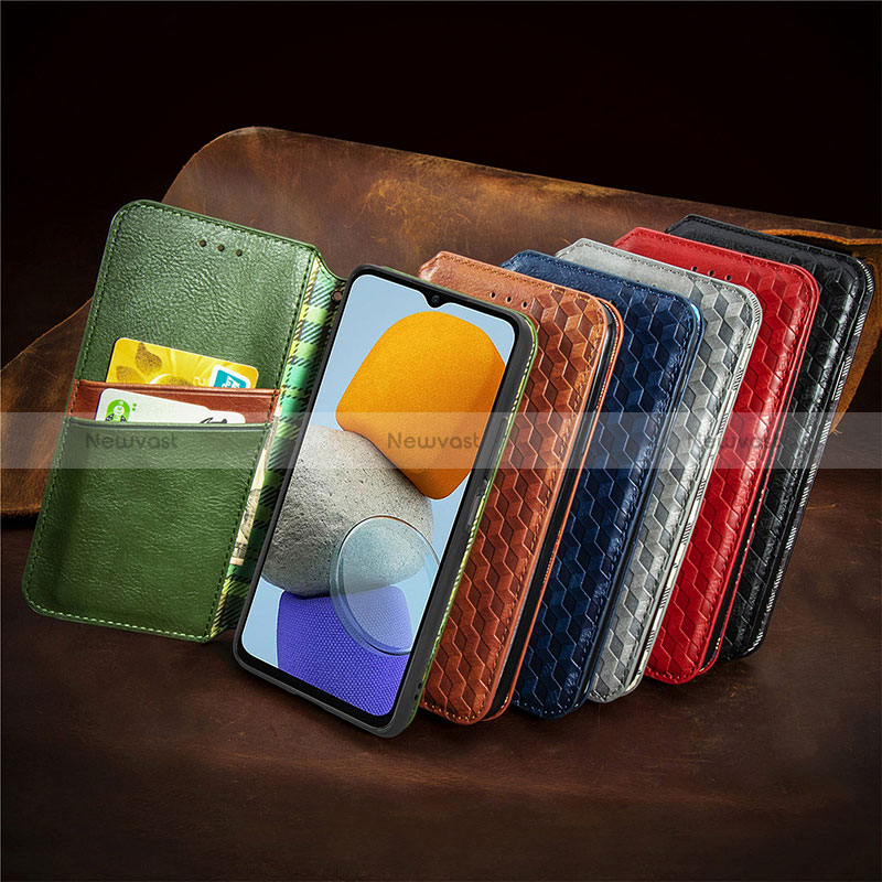 Leather Case Stands Flip Cover Holder S01D for Samsung Galaxy M23 5G