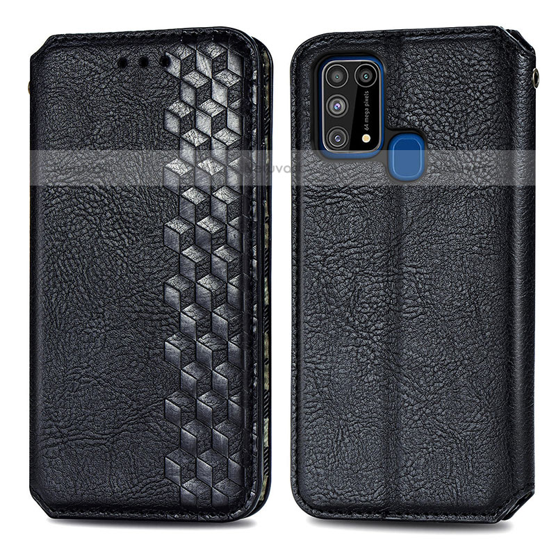 Leather Case Stands Flip Cover Holder S01D for Samsung Galaxy M31