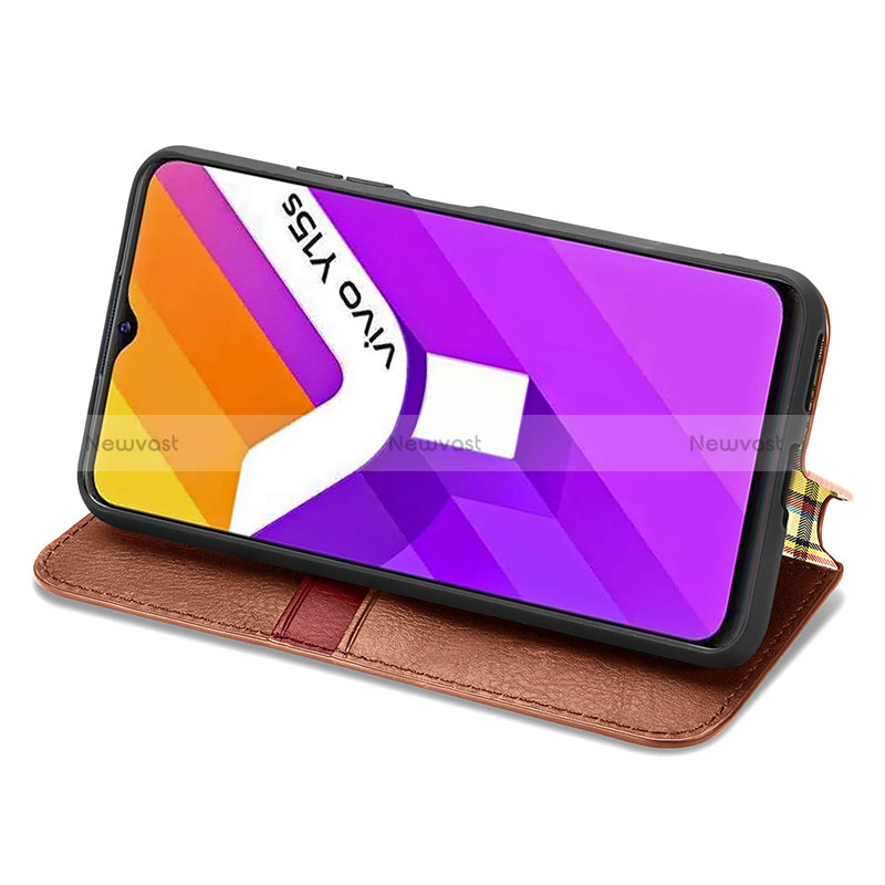 Leather Case Stands Flip Cover Holder S01D for Vivo iQOO U5x