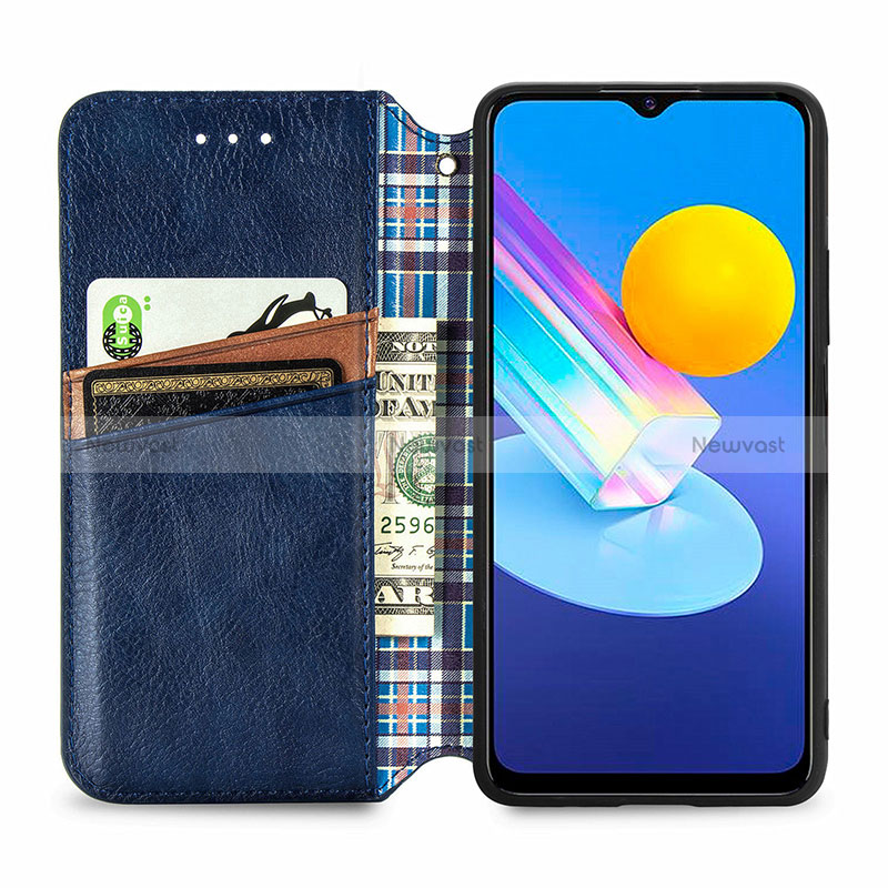 Leather Case Stands Flip Cover Holder S01D for Vivo iQOO Z3 5G