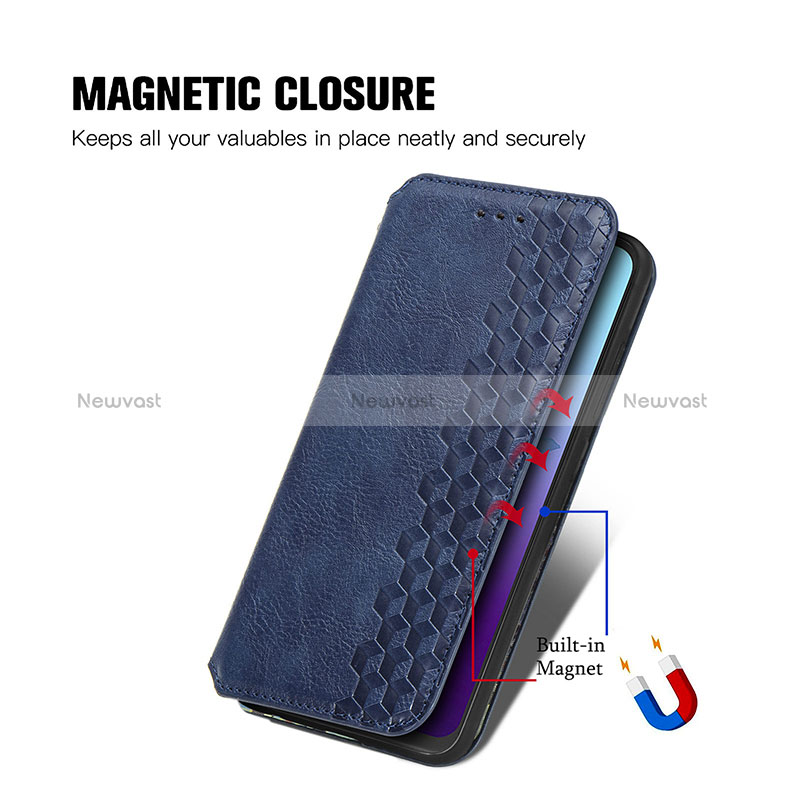 Leather Case Stands Flip Cover Holder S01D for Vivo V20