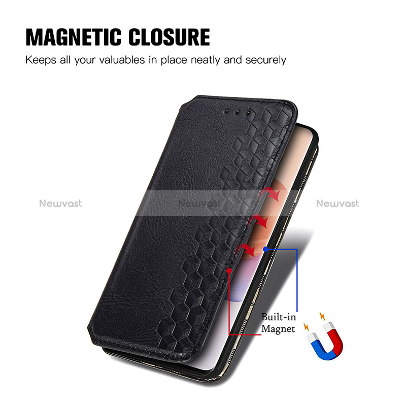 Leather Case Stands Flip Cover Holder S01D for Xiaomi Civi 1S 5G