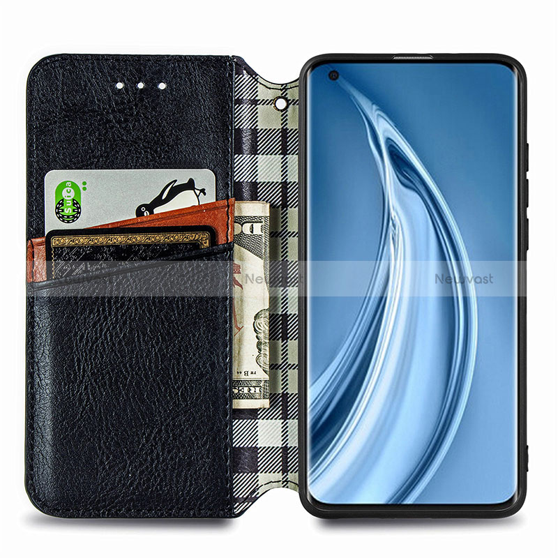 Leather Case Stands Flip Cover Holder S01D for Xiaomi Mi 10S 5G