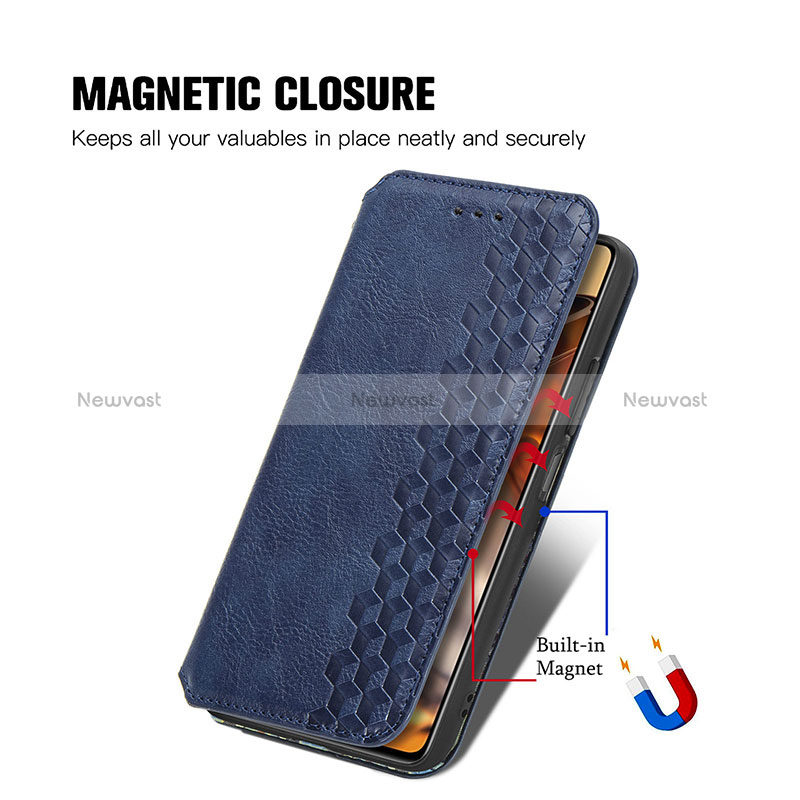 Leather Case Stands Flip Cover Holder S01D for Xiaomi Mi 11T Pro 5G