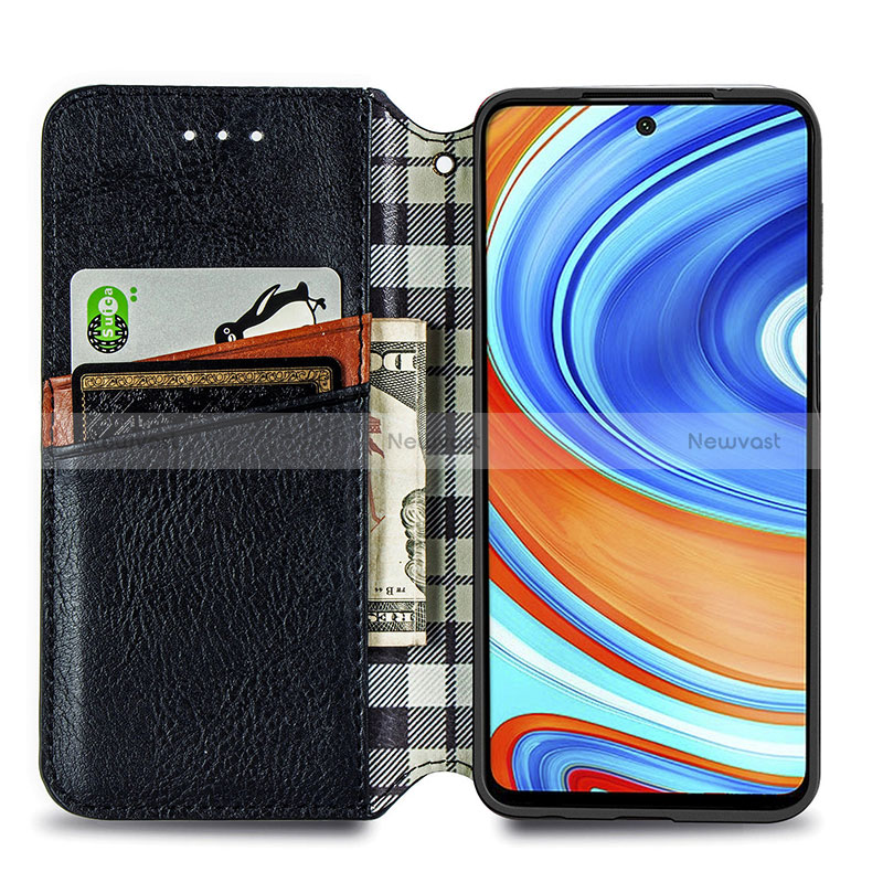 Leather Case Stands Flip Cover Holder S01D for Xiaomi Poco M2 Pro