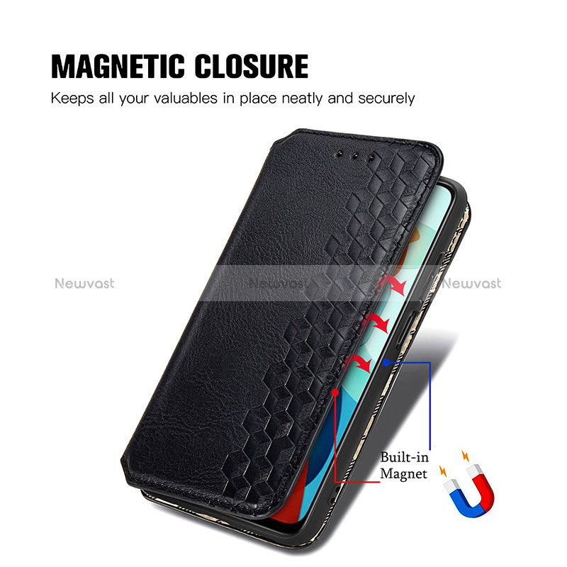 Leather Case Stands Flip Cover Holder S01D for Xiaomi Poco X3 GT 5G