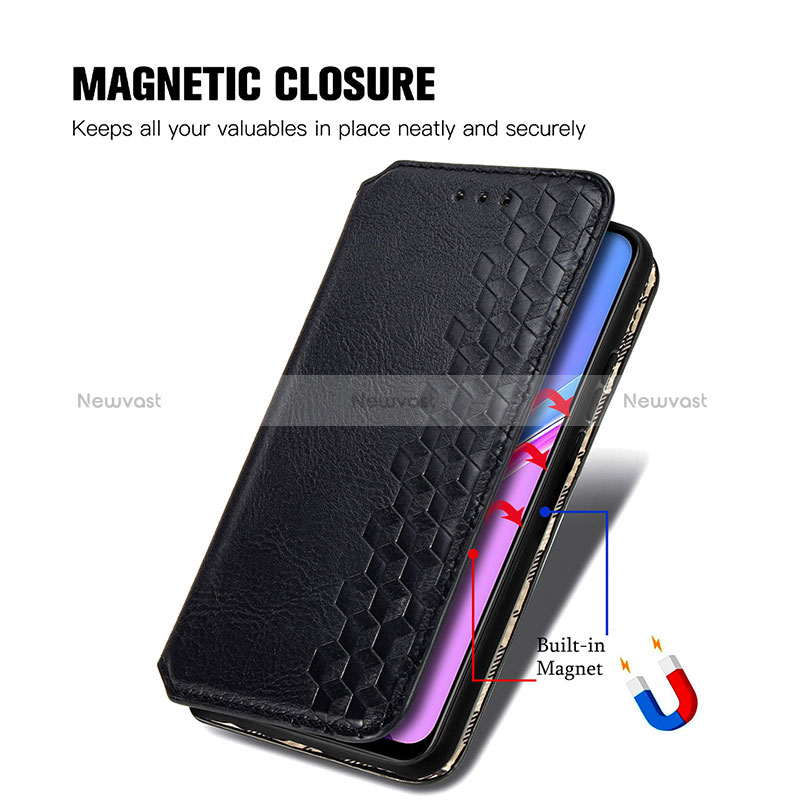 Leather Case Stands Flip Cover Holder S01D for Xiaomi Redmi 9