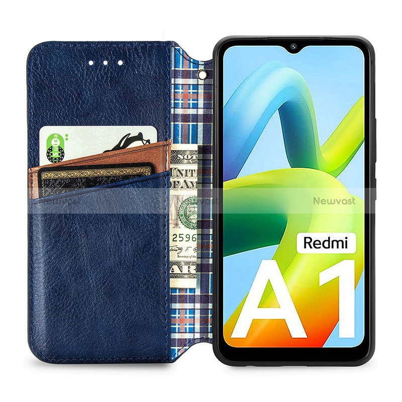 Leather Case Stands Flip Cover Holder S01D for Xiaomi Redmi A1