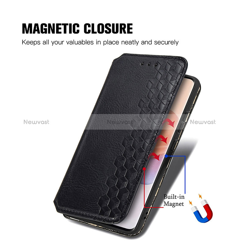 Leather Case Stands Flip Cover Holder S01D for Xiaomi Redmi K50 Ultra 5G