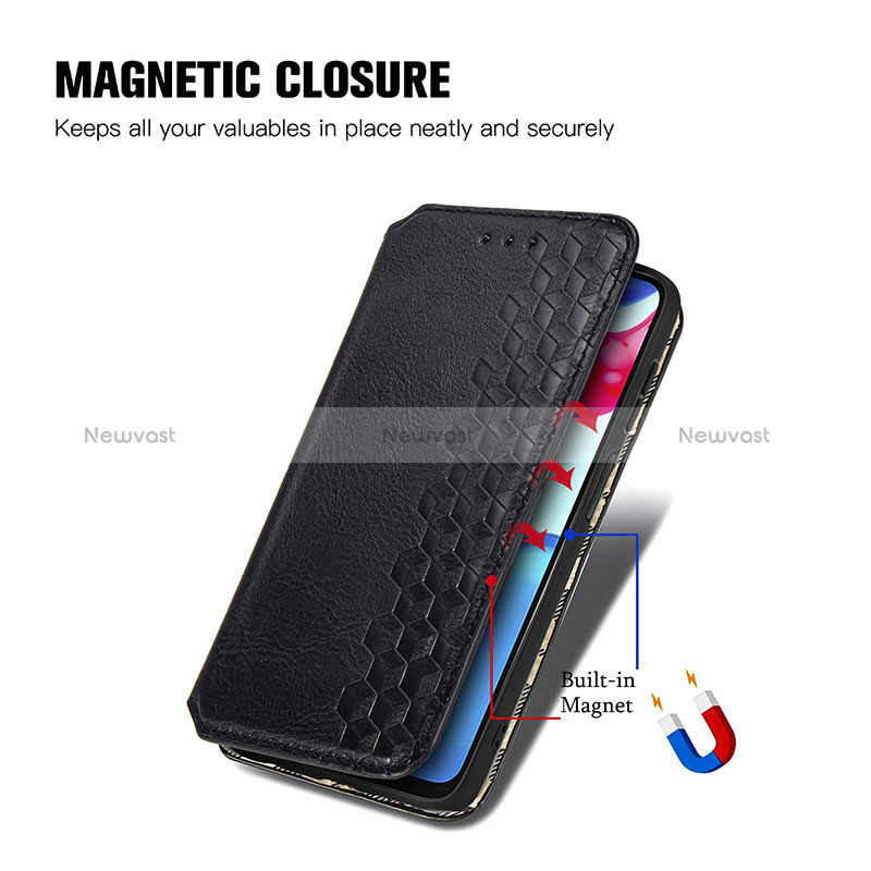 Leather Case Stands Flip Cover Holder S01D for Xiaomi Redmi Note 11S 4G