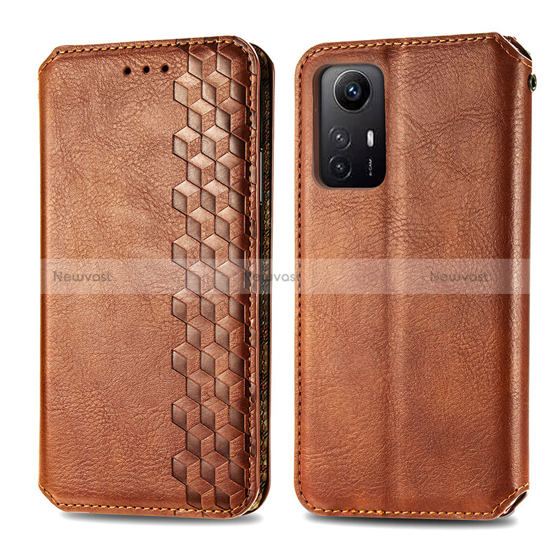 Leather Case Stands Flip Cover Holder S01D for Xiaomi Redmi Note 12S