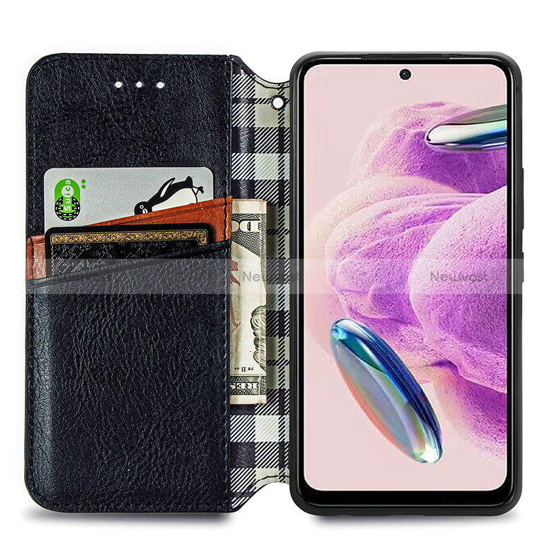 Leather Case Stands Flip Cover Holder S01D for Xiaomi Redmi Note 12S