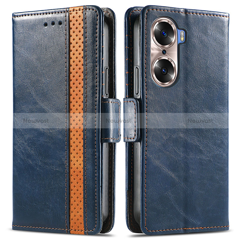 Leather Case Stands Flip Cover Holder S02D for Huawei Honor 60 5G