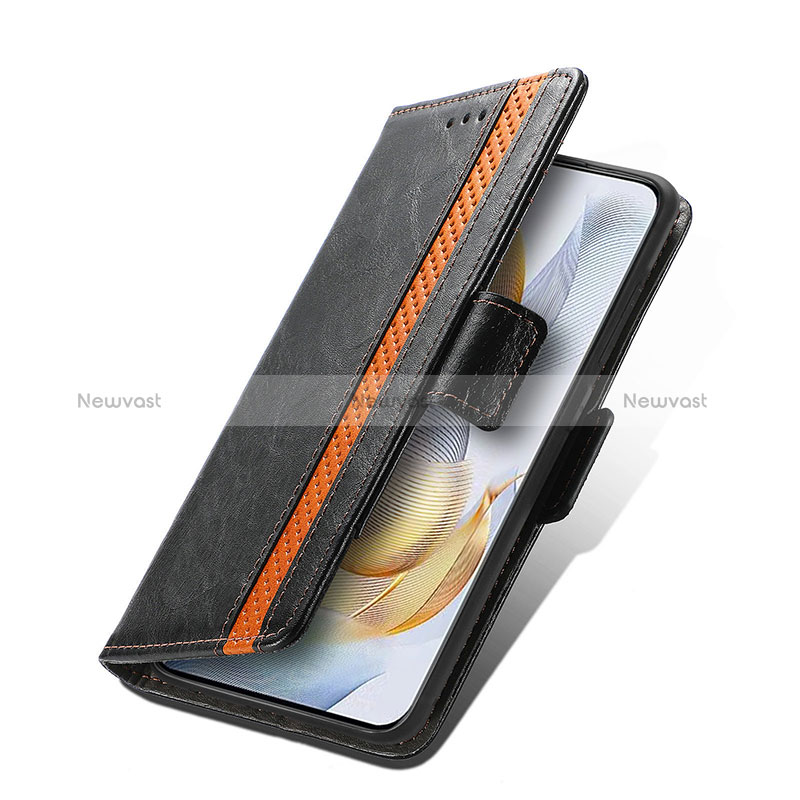 Leather Case Stands Flip Cover Holder S02D for Huawei Honor 90 5G