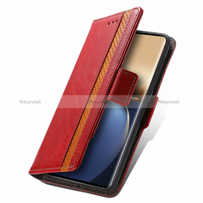 Leather Case Stands Flip Cover Holder S02D for Huawei Honor Magic3 5G