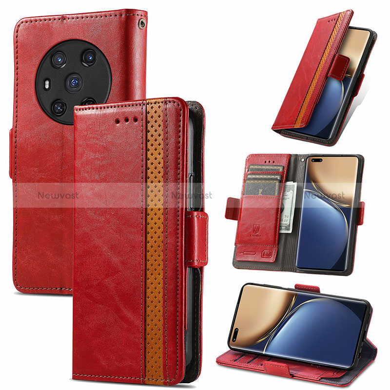 Leather Case Stands Flip Cover Holder S02D for Huawei Honor Magic3 5G