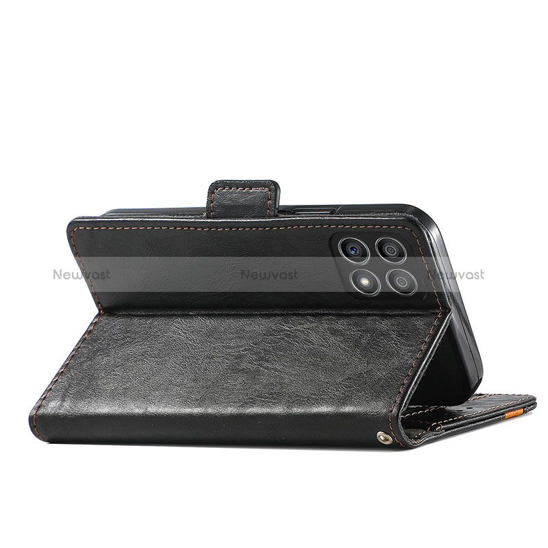 Leather Case Stands Flip Cover Holder S02D for Huawei Honor X30i