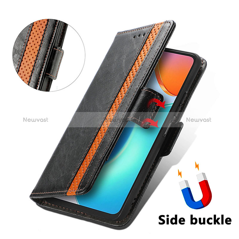 Leather Case Stands Flip Cover Holder S02D for Huawei Honor X7