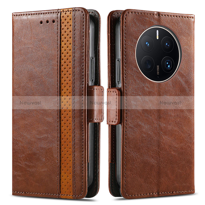 Leather Case Stands Flip Cover Holder S02D for Huawei Mate 50 Pro