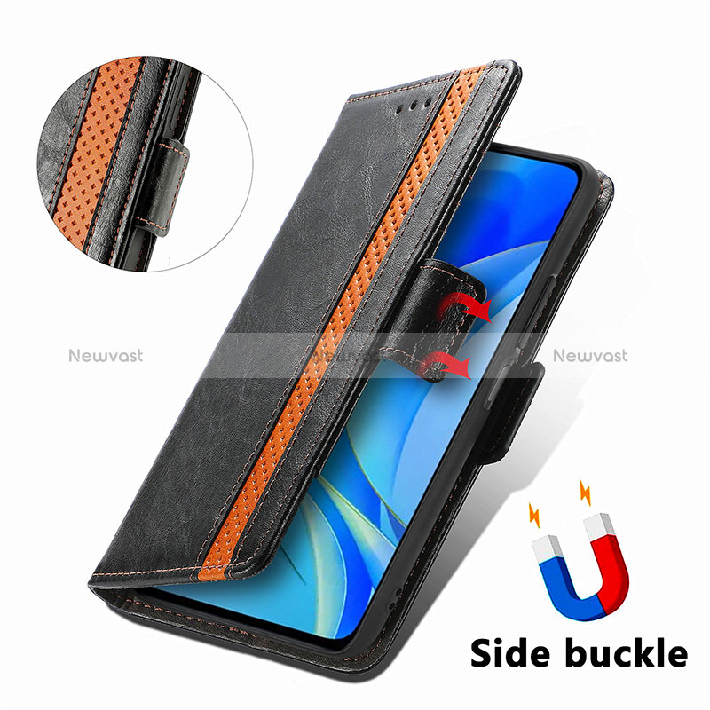 Leather Case Stands Flip Cover Holder S02D for Huawei Nova Y70