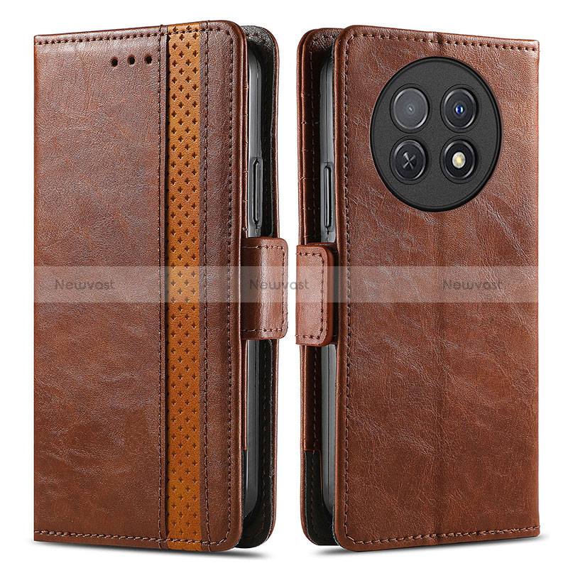 Leather Case Stands Flip Cover Holder S02D for Huawei Nova Y91