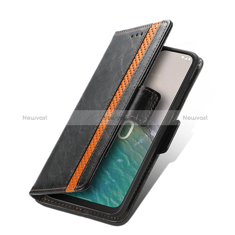 Leather Case Stands Flip Cover Holder S02D for Nokia C210