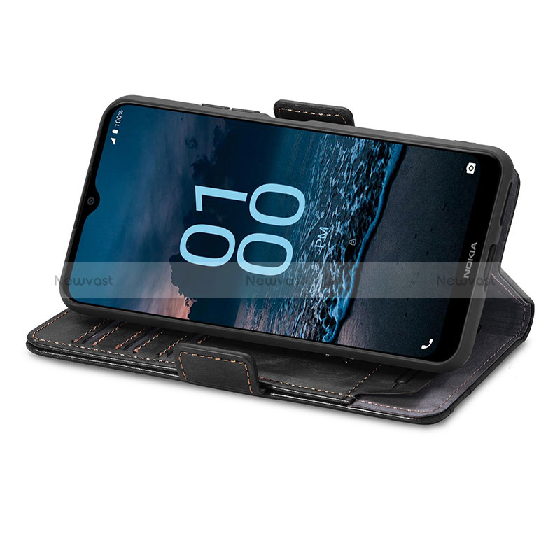 Leather Case Stands Flip Cover Holder S02D for Nokia G100