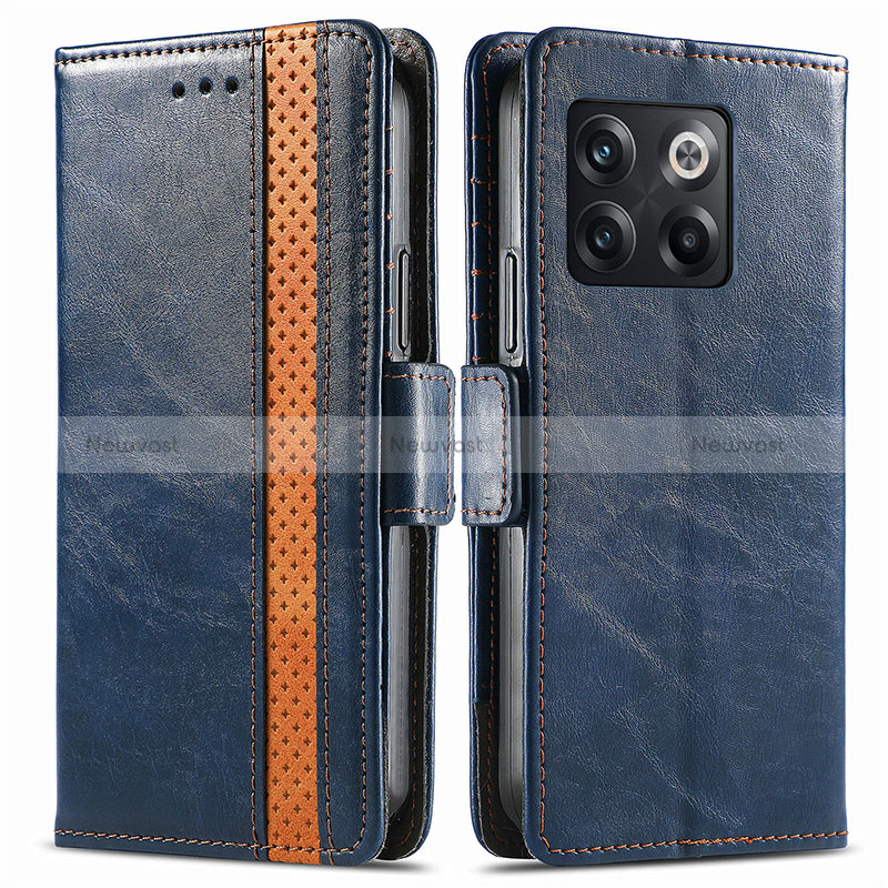 Leather Case Stands Flip Cover Holder S02D for OnePlus 10T 5G