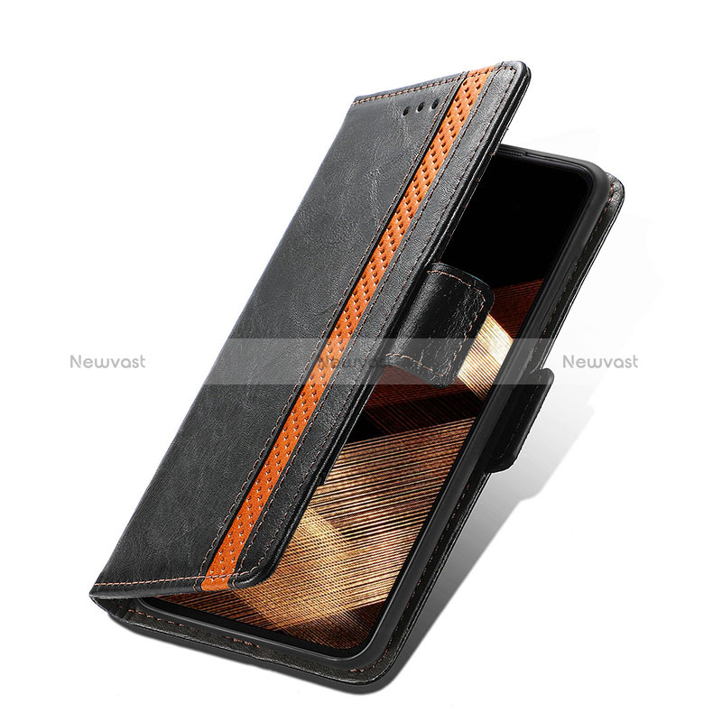 Leather Case Stands Flip Cover Holder S02D for Oppo A18