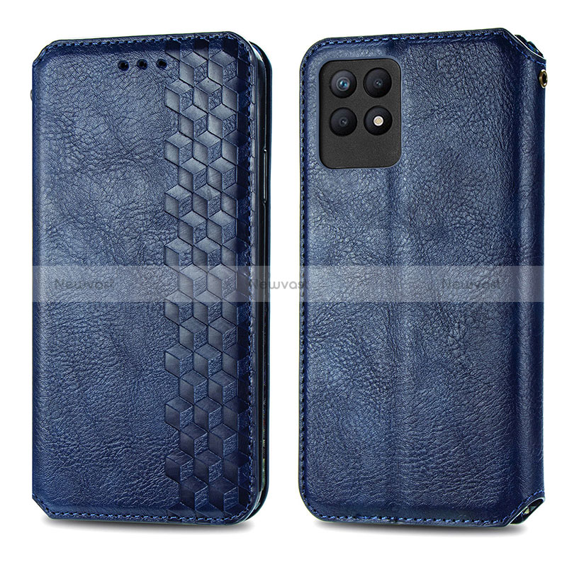 Leather Case Stands Flip Cover Holder S02D for Realme 8i