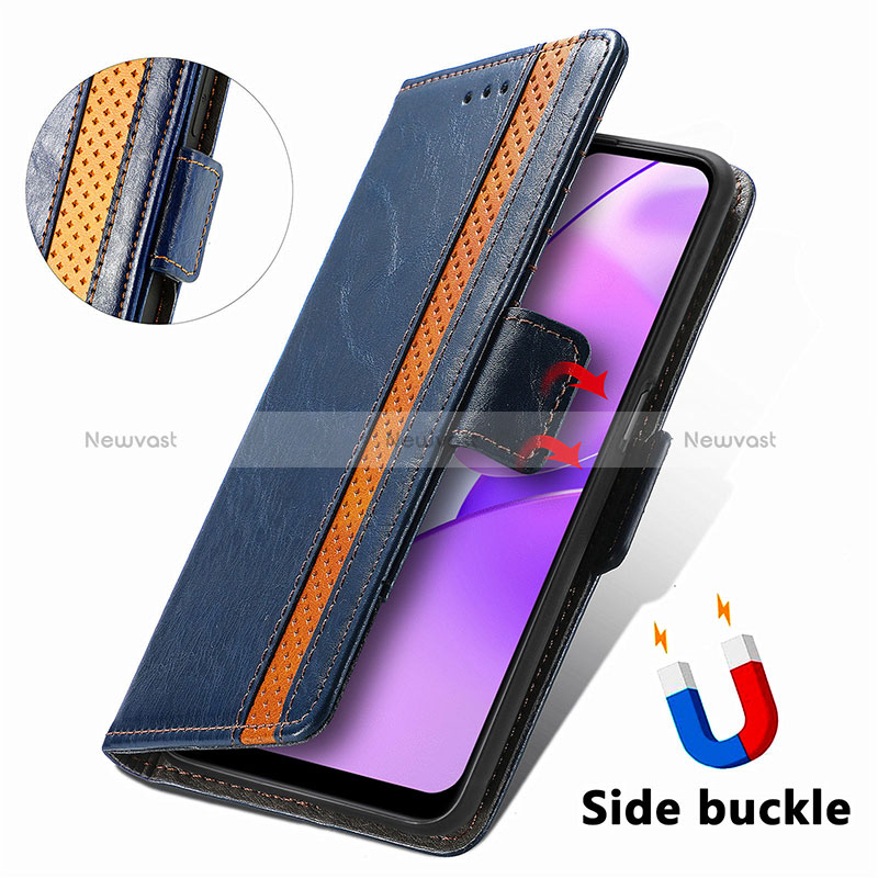 Leather Case Stands Flip Cover Holder S02D for Realme C31