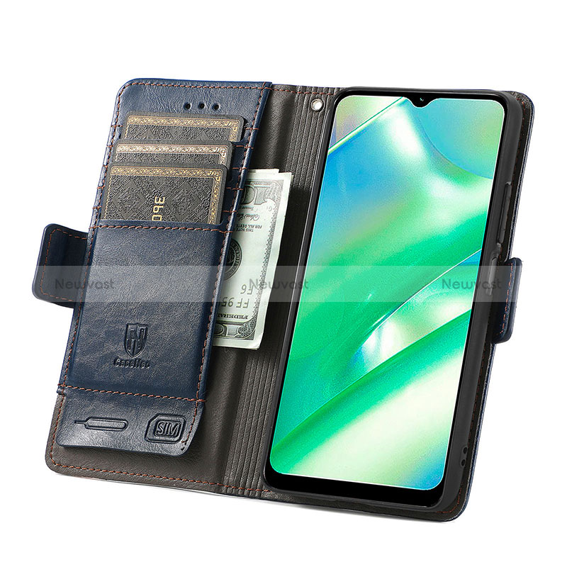 Leather Case Stands Flip Cover Holder S02D for Realme C33