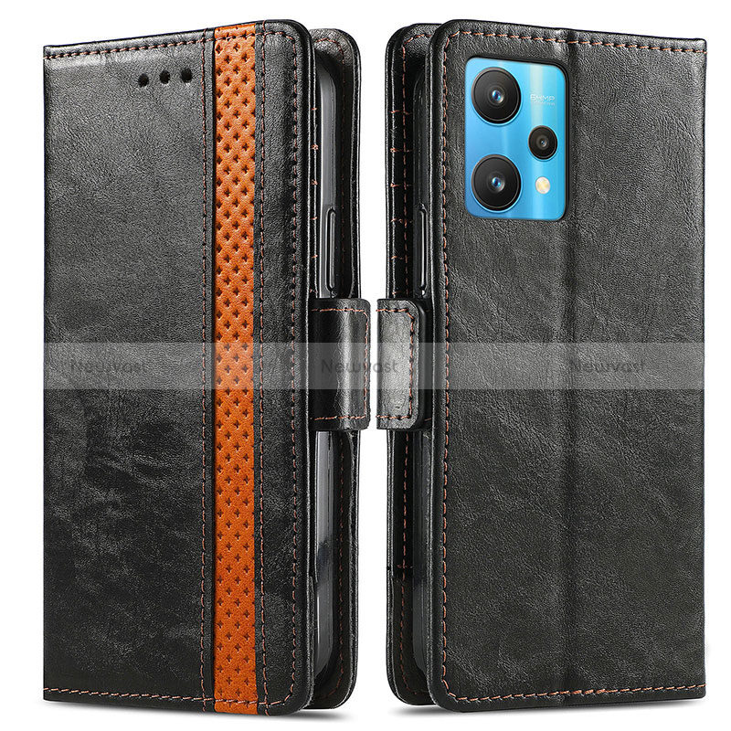 Leather Case Stands Flip Cover Holder S02D for Realme V25 5G