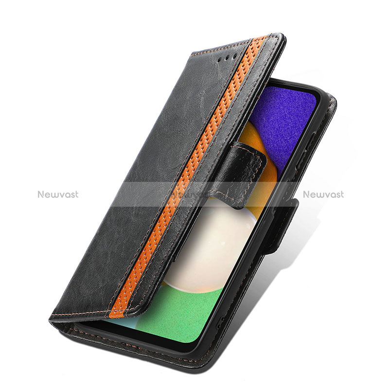 Leather Case Stands Flip Cover Holder S02D for Samsung Galaxy A13 5G