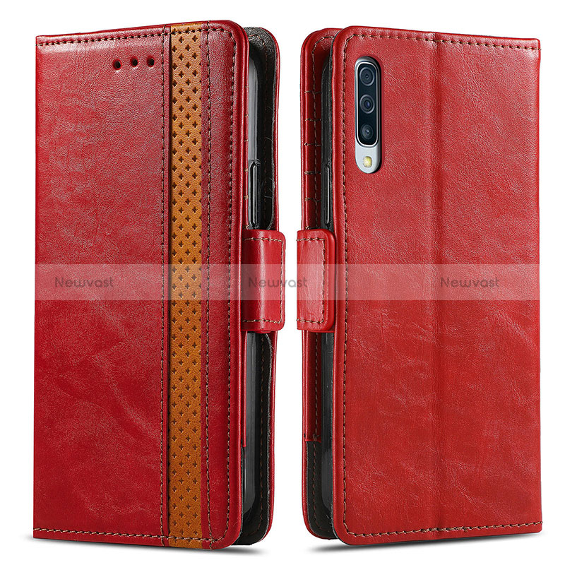 Leather Case Stands Flip Cover Holder S02D for Samsung Galaxy A70