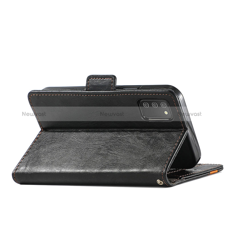 Leather Case Stands Flip Cover Holder S02D for Samsung Galaxy F02S SM-E025F