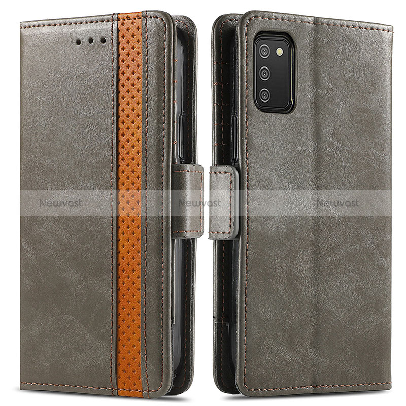 Leather Case Stands Flip Cover Holder S02D for Samsung Galaxy F02S SM-E025F