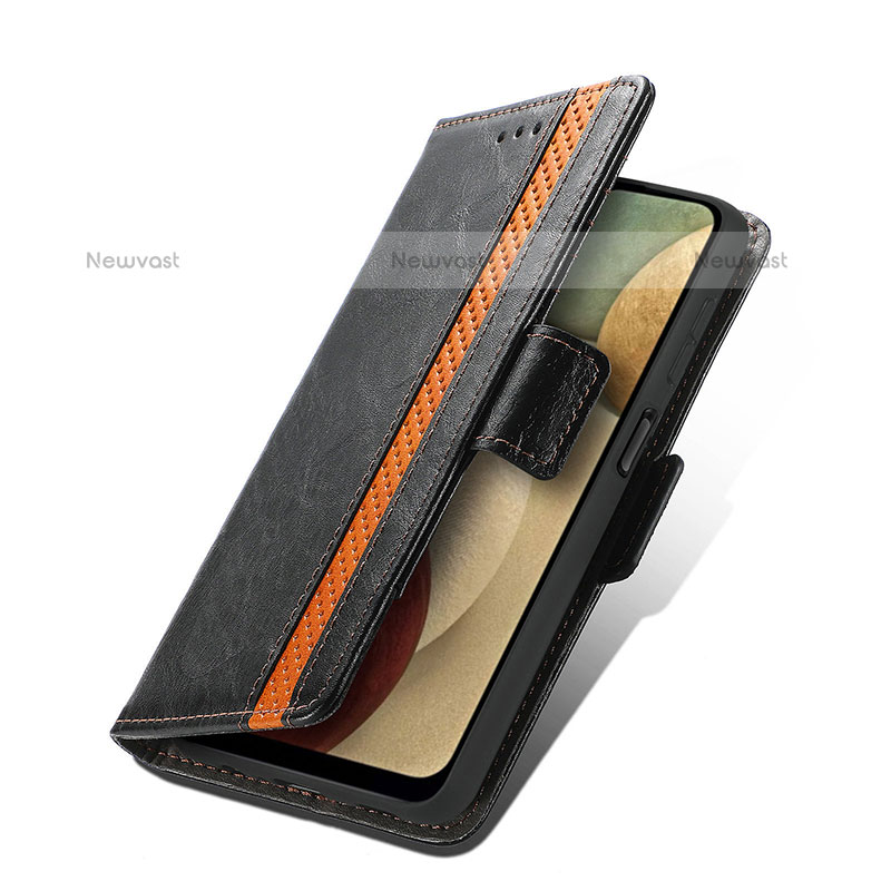 Leather Case Stands Flip Cover Holder S02D for Samsung Galaxy F12