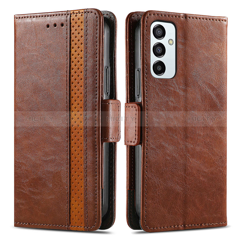 Leather Case Stands Flip Cover Holder S02D for Samsung Galaxy F23 5G