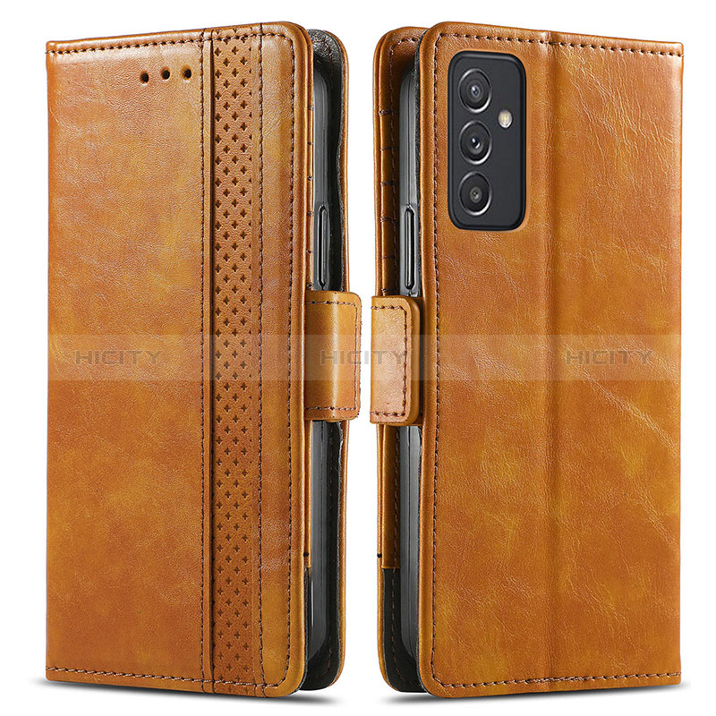 Leather Case Stands Flip Cover Holder S02D for Samsung Galaxy M14 5G