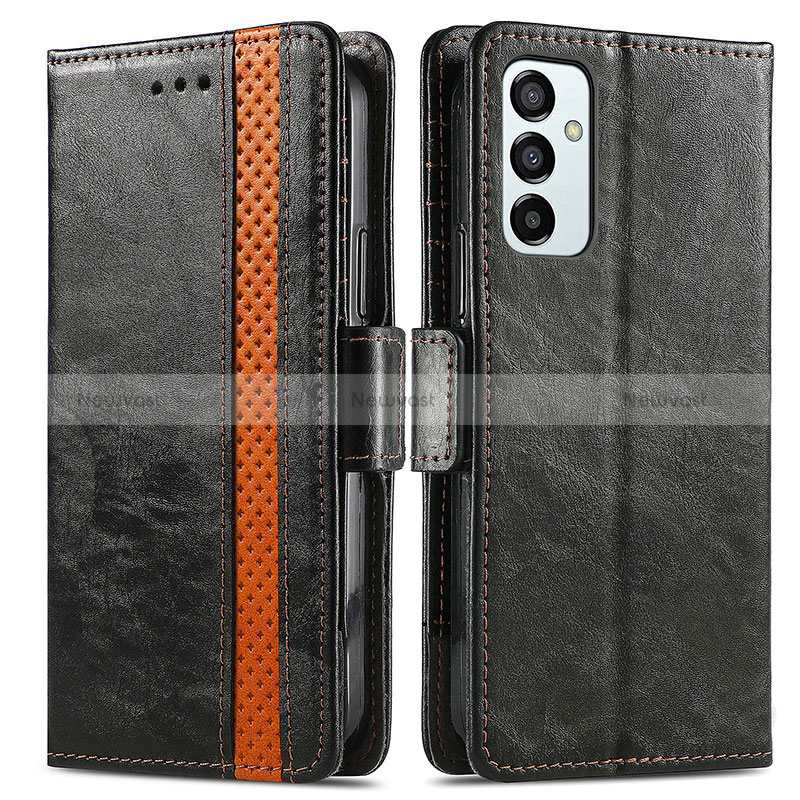 Leather Case Stands Flip Cover Holder S02D for Samsung Galaxy M23 5G