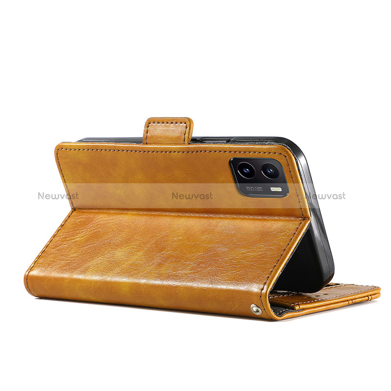 Leather Case Stands Flip Cover Holder S02D for Vivo Y01