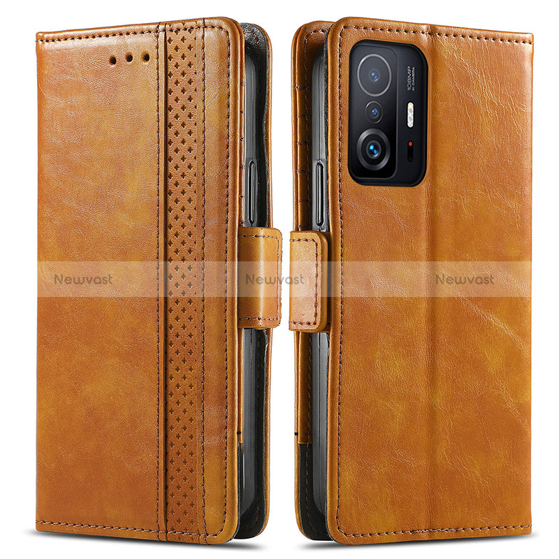 Leather Case Stands Flip Cover Holder S02D for Xiaomi Mi 11T 5G